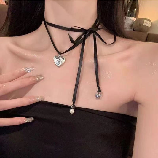 Ballet Girly Style Necklace Jewelry Bandage Love